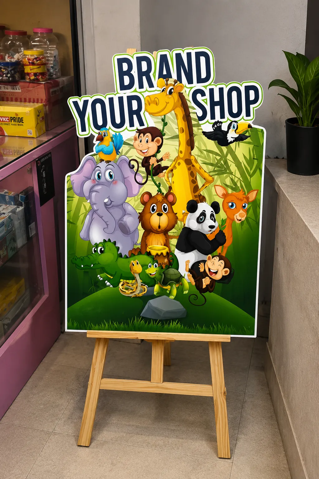 Cutout Wooden Standee