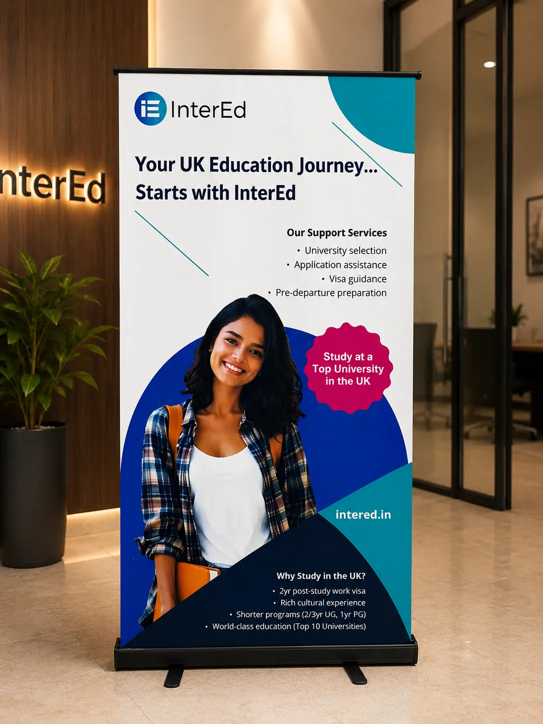 Institution Rollup Standee
