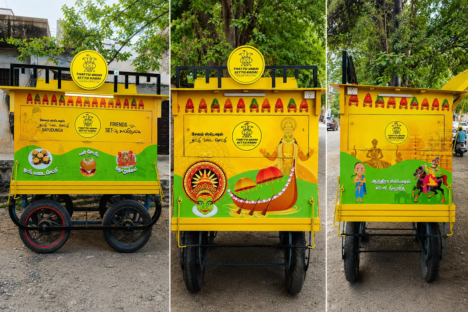 Moving Stall Vinyl Wrapping