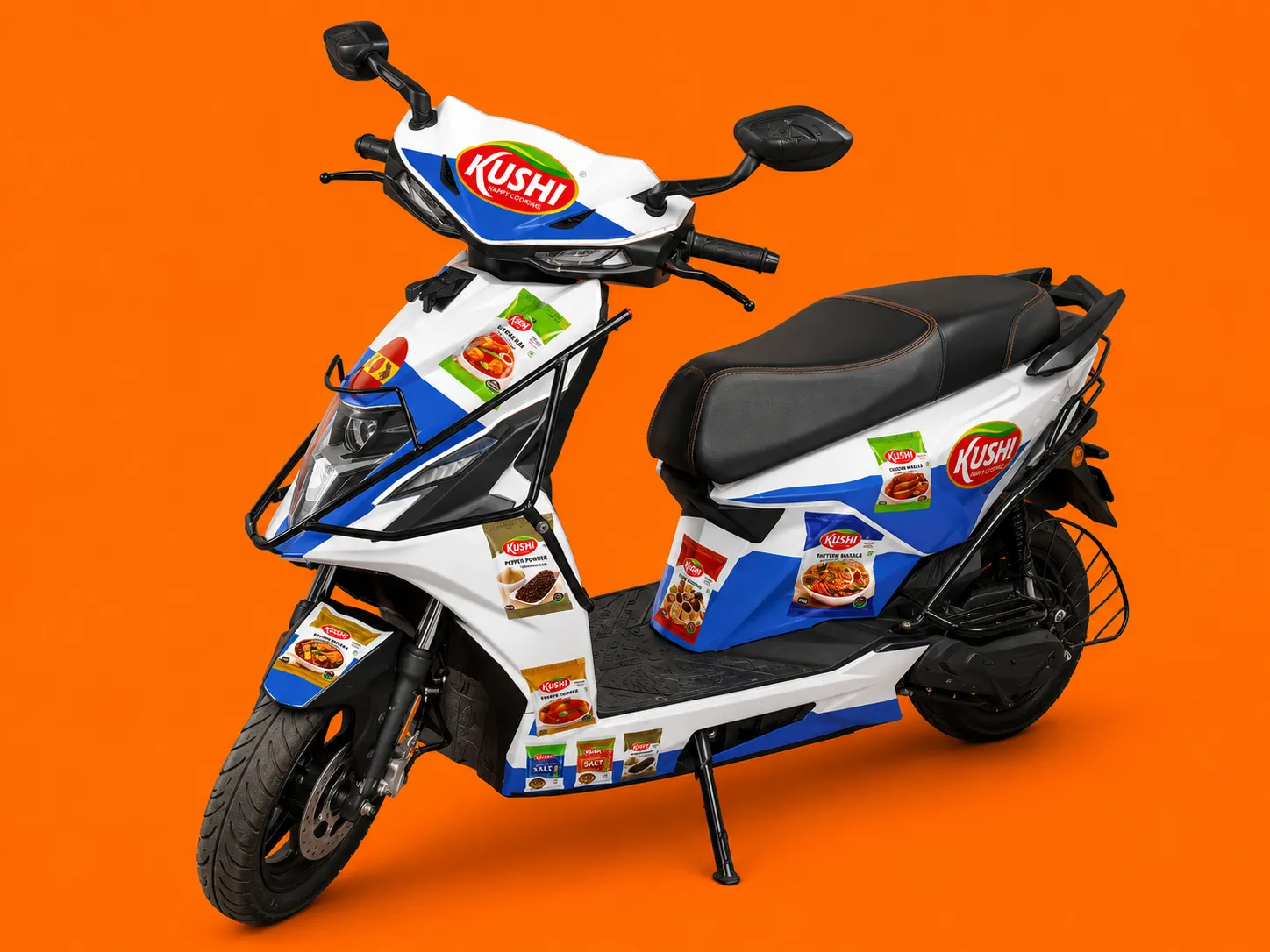 Two Wheeler Vinyl Wrapping