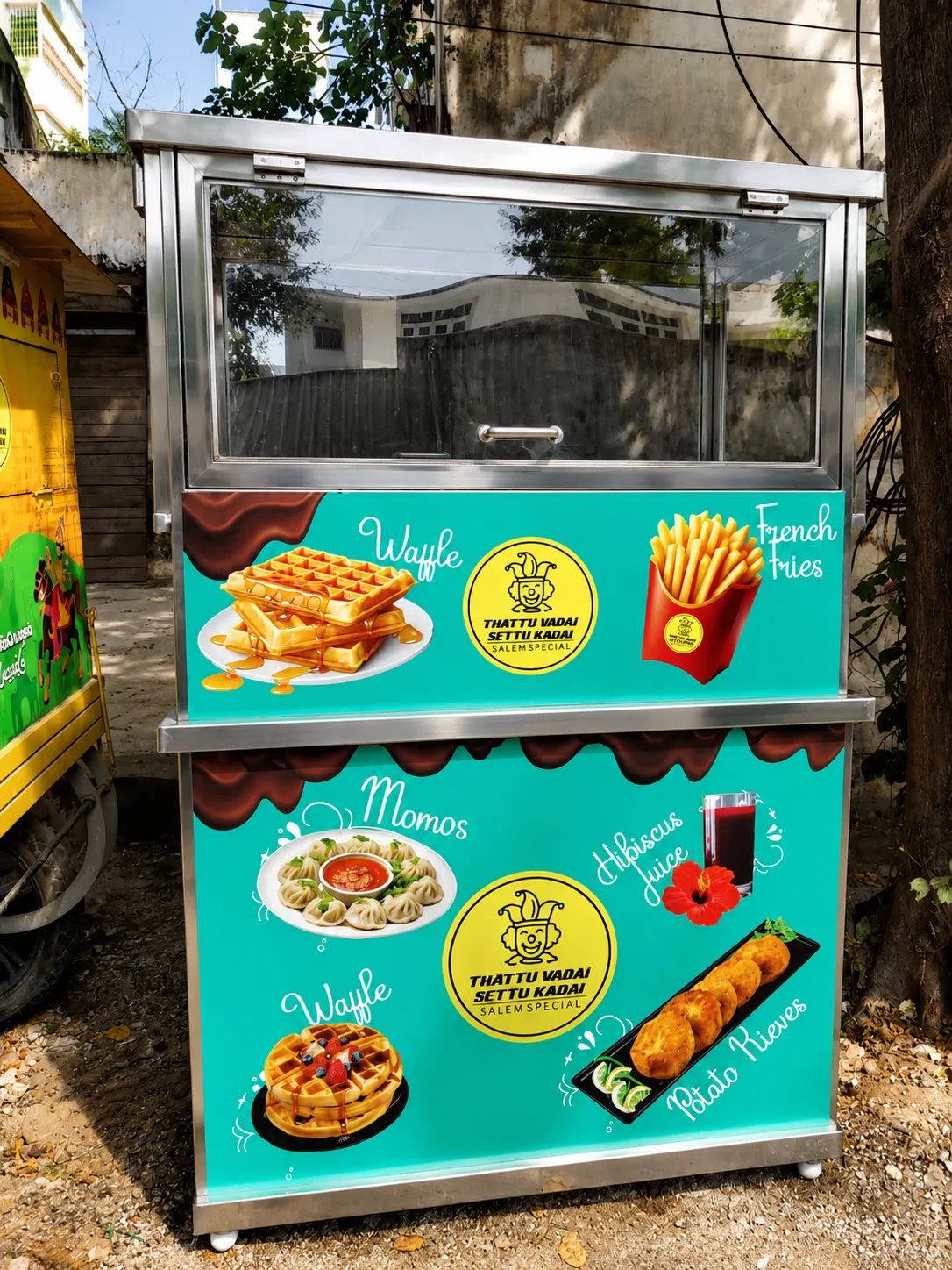 Vinyl Branding in Stalls
