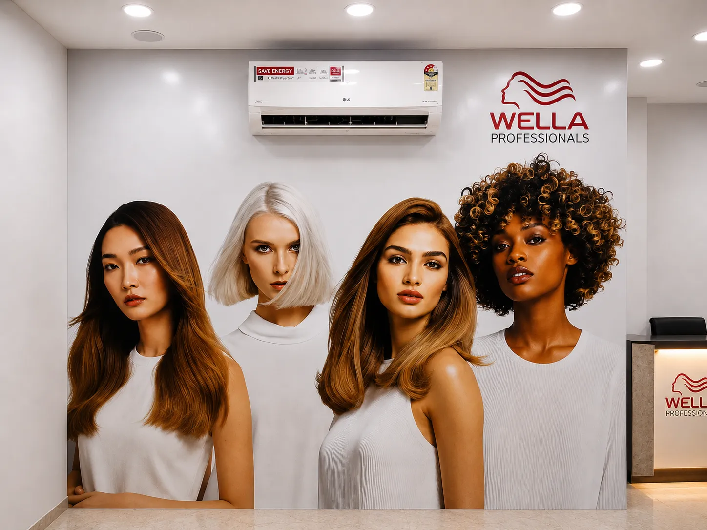 Vinyl Branding in Wall