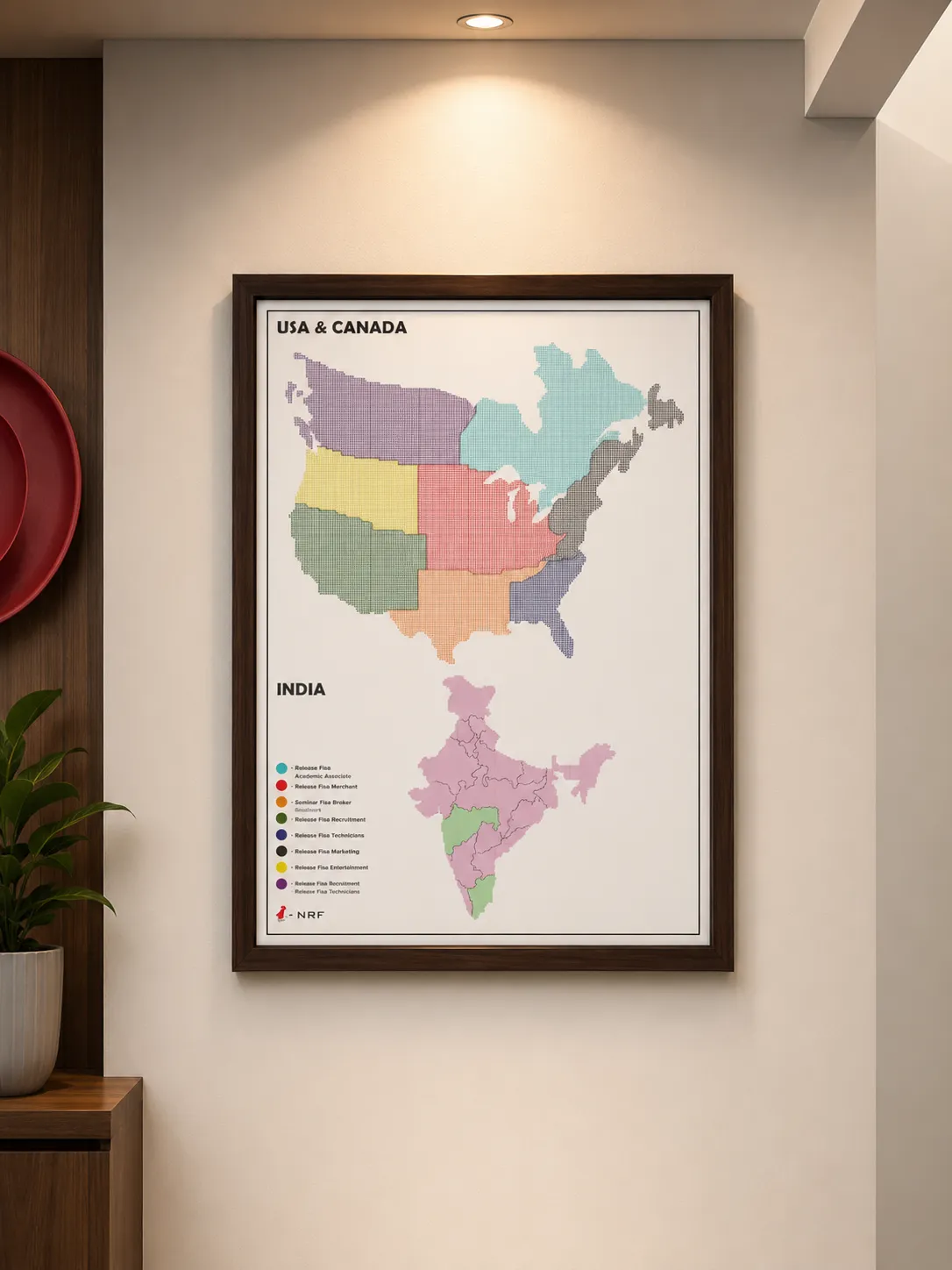 Map Photo Frame
